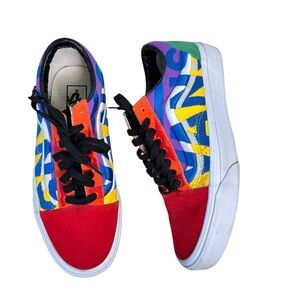 Vans Unisex Old Skool Skate Shoes Multicolor 721454 Men’s 7.5 /‎ Women’s 9